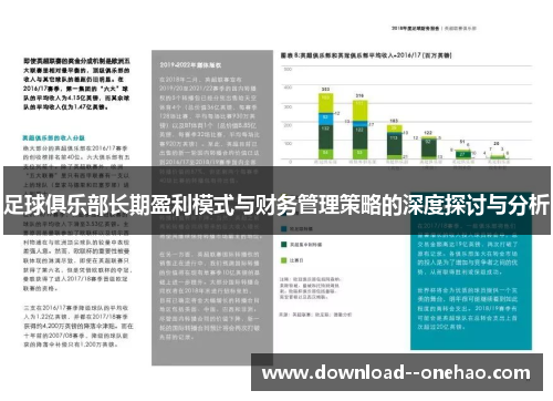足球俱乐部长期盈利模式与财务管理策略的深度探讨与分析
