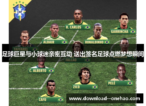 足球巨星与小球迷亲密互动 送出签名足球点燃梦想瞬间