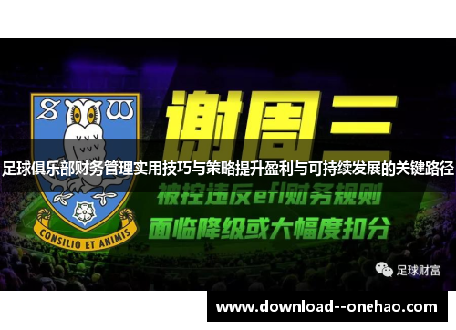 足球俱乐部财务管理实用技巧与策略提升盈利与可持续发展的关键路径
